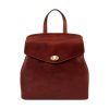 Vintage Flap Leather Convertible Backpack