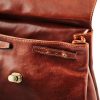 Vintage Flap Leather Convertible Backpack